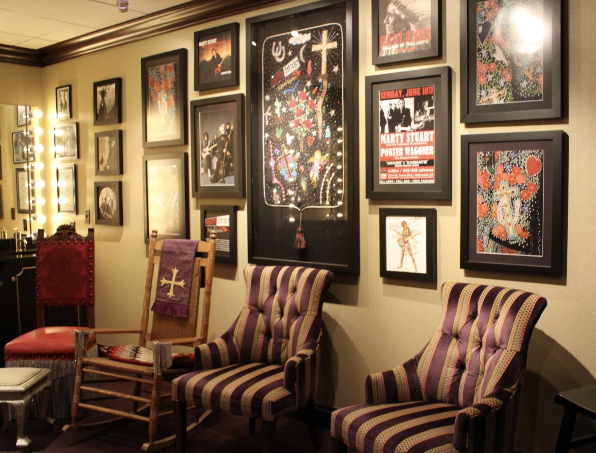 Star dressing rooms at the Grand Ole Opry