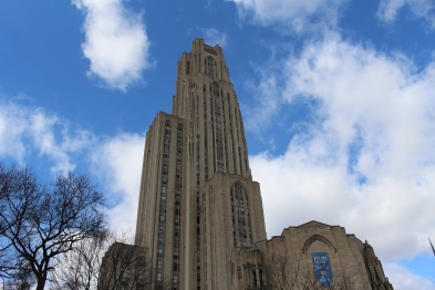 "Cathy," the Cathedral of Learning at University of Pittsburgh