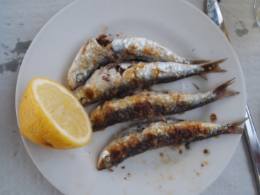 sardines in Malaga