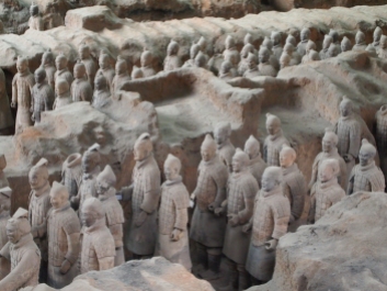 The Terra Cotta Warriors in Xian