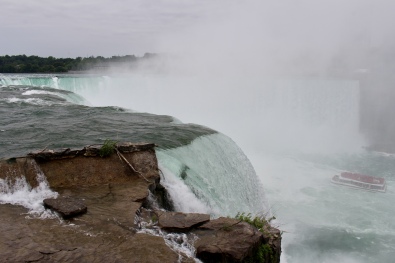view of Horseshoe Falls from Terrapin Point