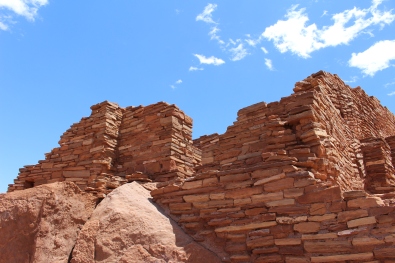 masonry at Wupatki Pueblo