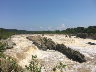 a walk with Susan at Riverbend and Great Falls