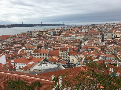 view of Lisbon from Castelo de S. Jorge