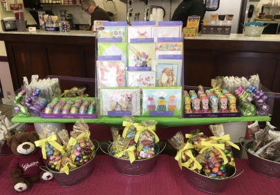 Easter display at Graeter's