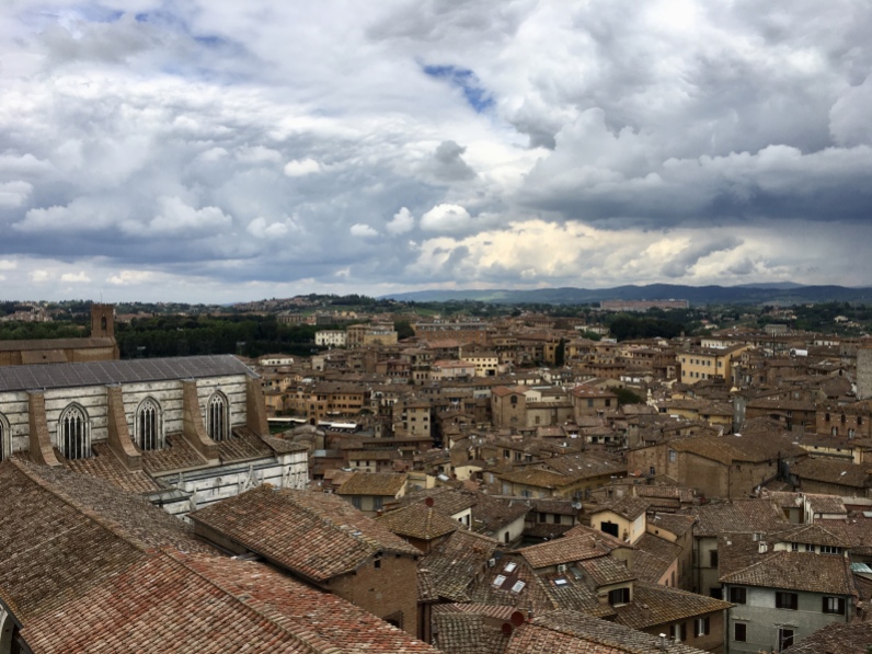View of Siena from the Panorama del Facciatone