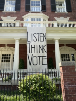 LISTEN THINK VOTE