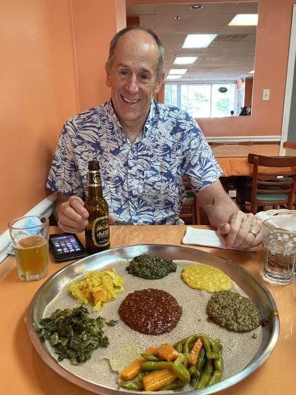 Mike at Enatye Ethiopian