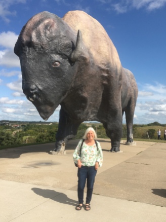 me with the World's Largest Buffalo