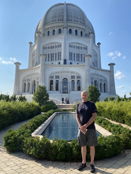Mike at Bahá'i Temple of Worship