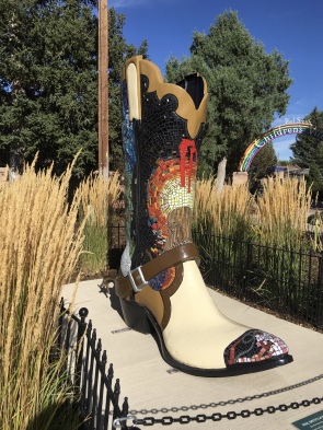 "Journey of the Soul" boot by Vicki McSchooler
