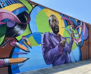 Marvin Gaye mural in D.C.