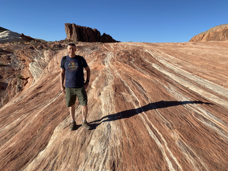 Mike at Valley of Fire State Park, Nevada