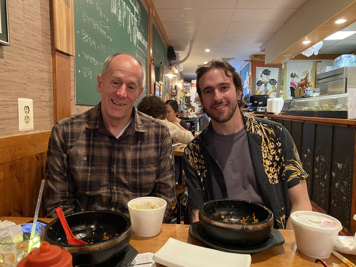 Mike and Alex at Maru Korean Cuisine & Sushi