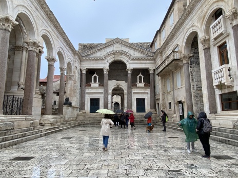 Diocletian's Palace in Split (in the rain)