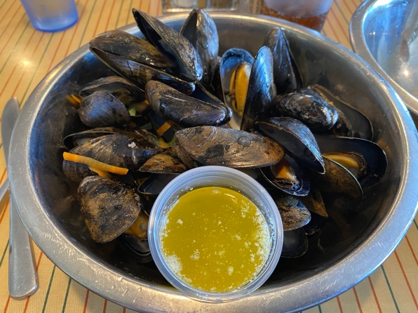 mussels at Water Prince Corner Shop