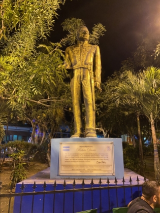 statue of Rubén Darío