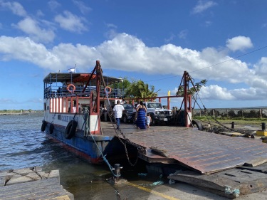 the ferry to Ometepe