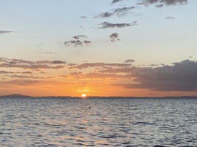 sunset at Playa Caiman